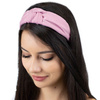 OPASKA DO WŁOSÓW turban RÓŻOWA węzeł SATYNOWA