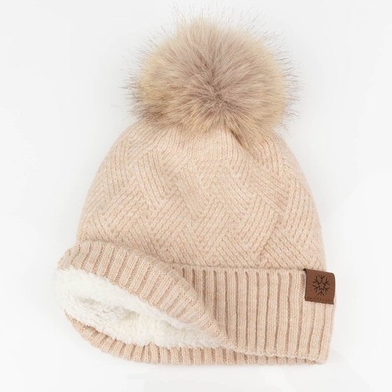 Alessio KOMPLET CZAPKA + SZALIK + RĘKAWICZKI DOTYKOWE ciepły POLAR ZIMOWY