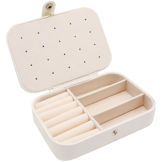 Kuferek na biżuterię elegancki SZKATUŁKA organizer mały