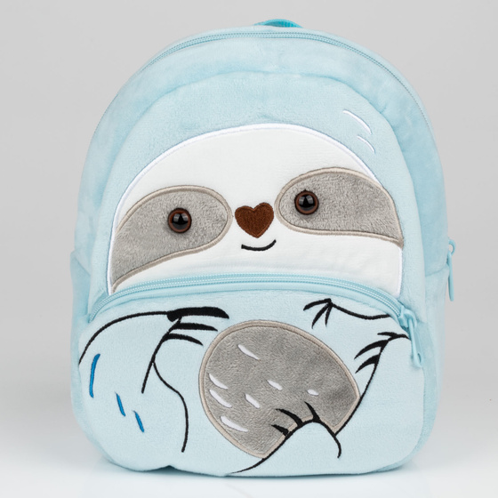 PLECAK SZKOLNY dla Dziewczynki Chłopca Przedszkolaka sloth PLUSZOWY