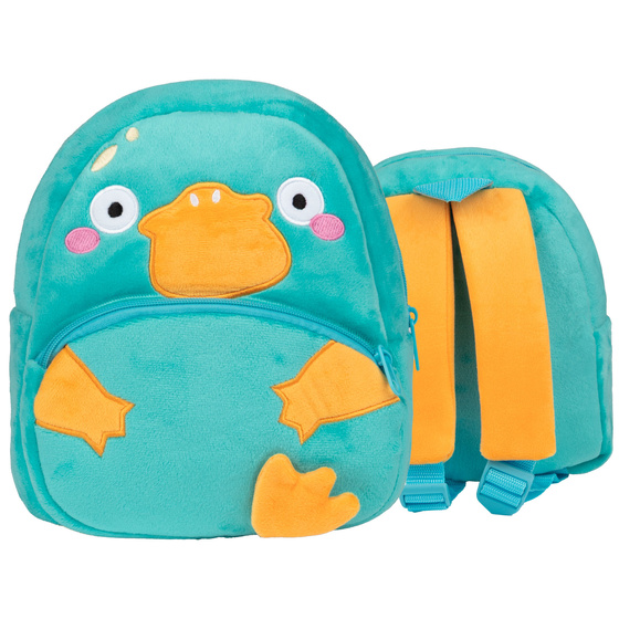 PLECAK SZKOLNY dla Dziewczynki Chłopca Przedszkolaka platypus PLUSZOWY