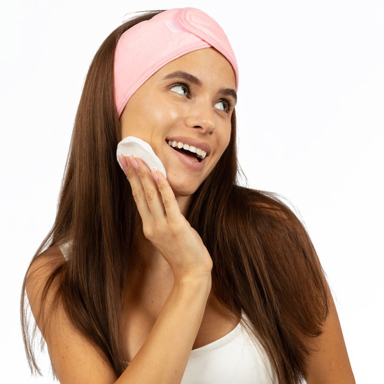 OPASKA KOSMETYCZNA do WŁOSÓW RZEP REGULACJA do makijażu SPA