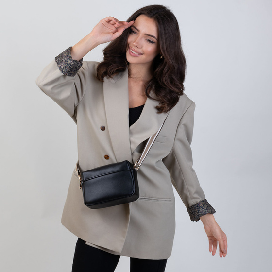 Alessio TOREBKA Damska CROSSBODY LISTONOSZKA KOPERTÓWKA na ramię PASEK