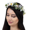 WIANEK na głowę BOHO kwiaty PANIEŃSKI ślubny