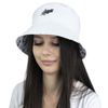BUCKET HAT czapka dwustronna rybacki KAPELUSZ napis