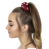 GUMKA do włosów frotka SCRUNCHIES kropki CZERWONA