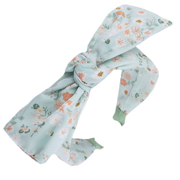 OPASKA do włosów KWIATY węzeł KOKARDA supeł