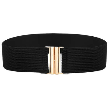 PASEK DAMSKI gumowy PAS ELASTYCZNY klamra szeroki Rozmiar S