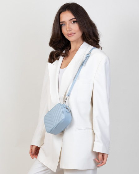 Alessio TOREBKA Damska PIKOWANA CROSSBODY na ramię PASEK QUILTED