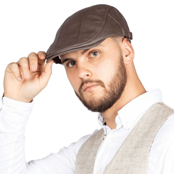 KASZKIET Męski Alessio Stylowy Elegancki IVY CAP Jesień Zima RETRO