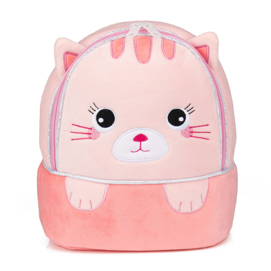PLECAK SZKOLNY dla Dziewczynki Chłopca Przedszkolaka Cat PLUSZOWY