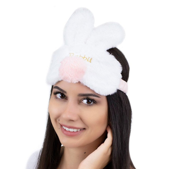 OPASKA maska DO SPANIA na oczy do samolotu KRÓLIK