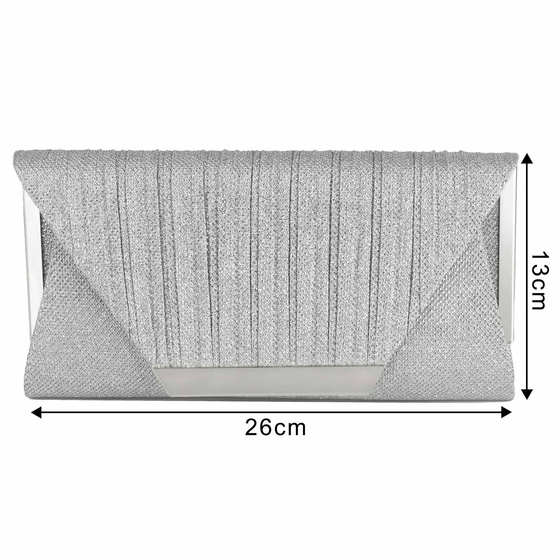 Torebka damska KOPERTÓWKA wizytowa ŁAŃCUSZEK wieczorowa elegancka