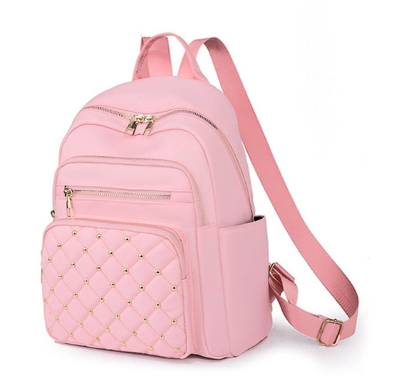 Alessio PLECAK damski POJEMNY miejski szkolny PIKOWANY torba QUILTED