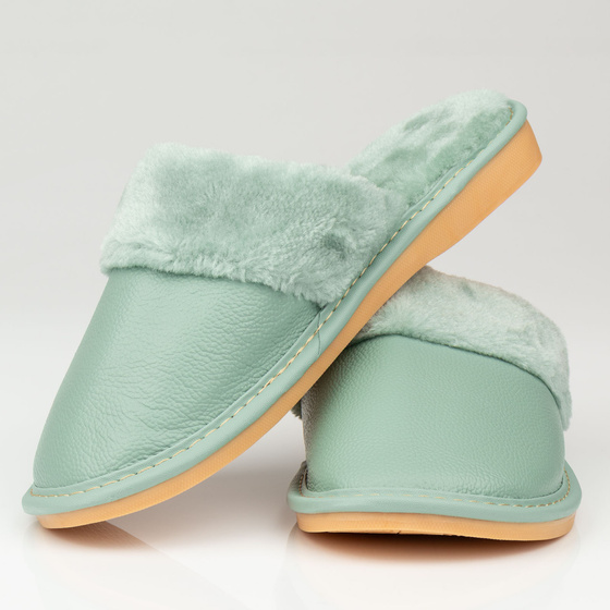 KAPCIE damskie Alessio domowe OCIEPLANE MIĘKKIE Futerko r. 35-36