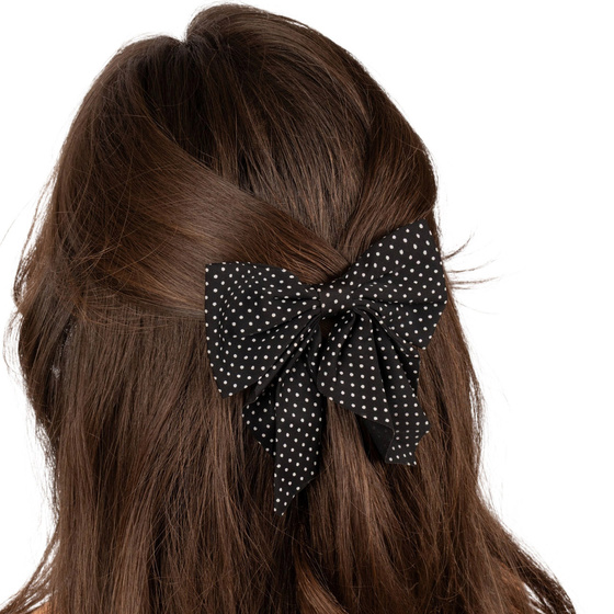 SPINKA DO WŁOSÓW kokardka do włosów elegancka modna klasyczna na klamerce