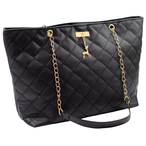 TORBA miejska torebka na ramię SHOPPER damska duża