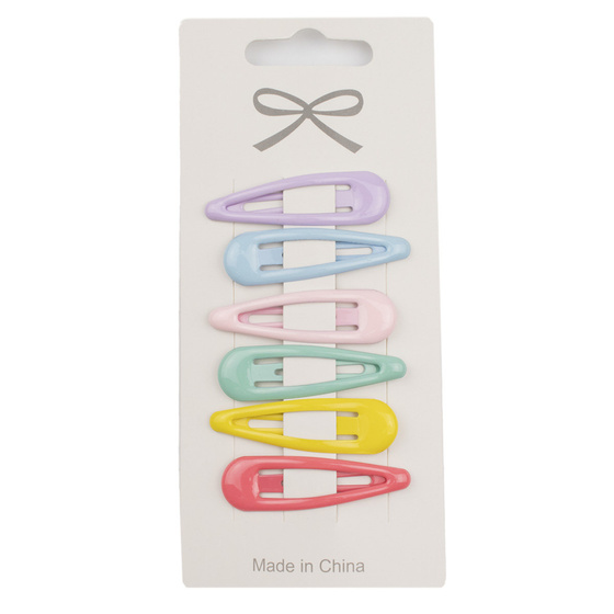 ZESTAW SPINEK DO WŁOSÓW dla dziewczynki 6 sztuk SPINKI dla dziecka