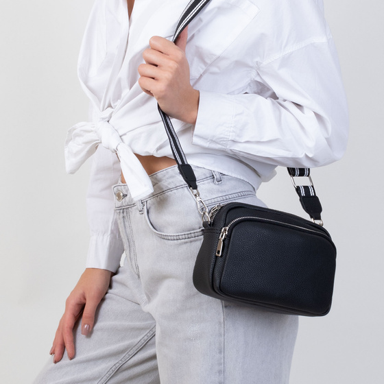 Alessio TOREBKA Damska CROSSBODY LISTONOSZKA KOPERTÓWKA na ramię PASEK