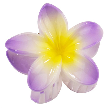 KLAMRA szczęka SPINKA do włosów kwiat KWIATY żabka HAWAJSKA KWIAT PLUMERII