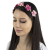 WIANEK na głowę opaska NA GUMCE panieński RÓŻOWY