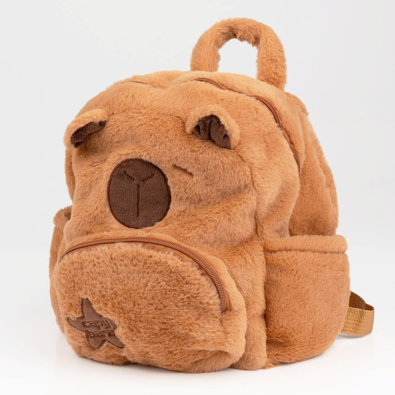 PLUSZOWY PLECAK KAPIBARA Alessio TORBA do PRZEDSZKOLA do SZKOŁY KAPIBARA