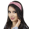 OPASKA DO WŁOSÓW szeroka WĘZEŁ turban RÓŻOWA