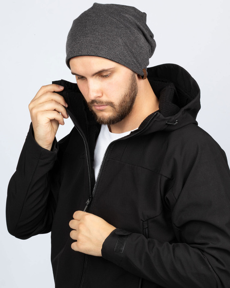 Czapka BEANIE smerfetka oversize MŁODZIEŻOWA ZIMOWA