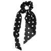 GUMKA do włosów APASZKA kropki CZARNA scrunchies