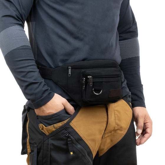 Alessio NERKA Torebka SASZETKA BIODRÓWKA męska POJEMNA z paskiem
