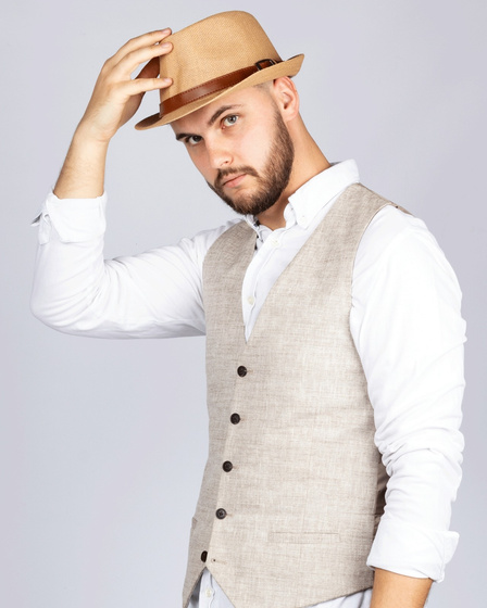 KAPELUSZ Alessio MĘSKI damski PLECIONY lato HAWANA letni PANAMA