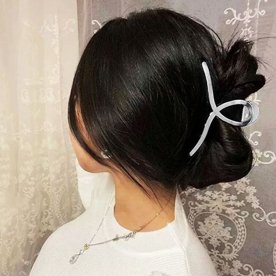 Spinka KLAMRA szczęka do włosów klamerka długa