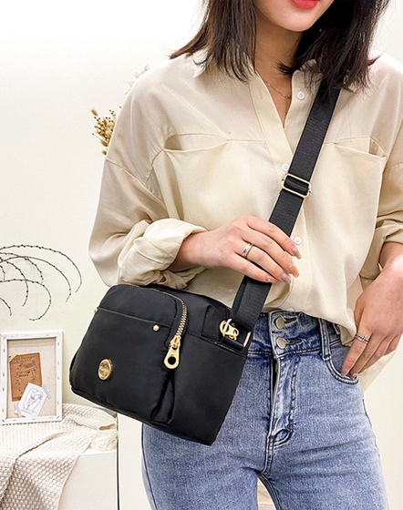 TOREBKA mała miejska torba LISTONOSZKA na ramię damska MŁODZIEŻOWA