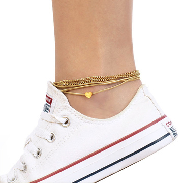 Bransoletka serduszko STAL SZLACHETNA POZŁACANA