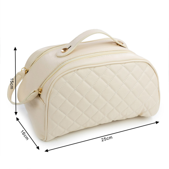 KOSMETYCZKA duża podróżna DAMSKA ORGANIZER KUFEREK na kosmetyki