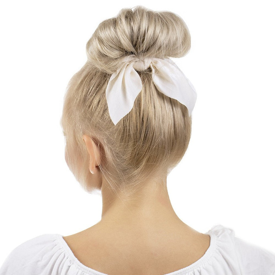 GUMKA DO WŁOSÓW ecru APASZKA scrunchies FROTKA
