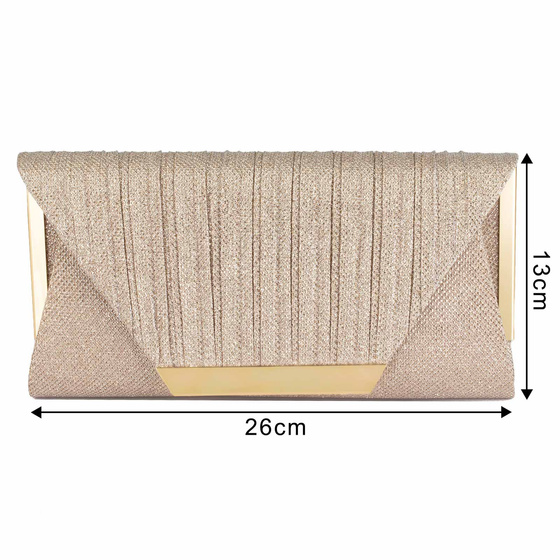 Torebka KOPERTÓWKA wieczorowa damska wizytowa ŁAŃCUSZEK elegancka