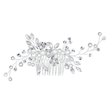 OZDOBA DO WŁOSÓW damska perły ŚLUBNA grzebyk KRYSZTAŁKI ślub