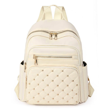 Alessio PLECAK damski POJEMNY miejski szkolny PIKOWANY torba QUILTED