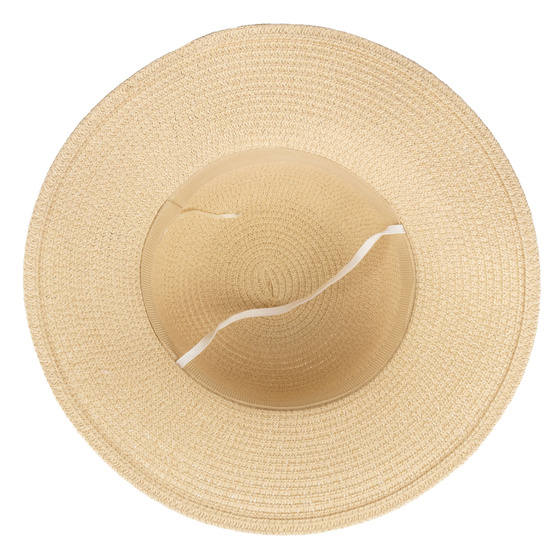 KAPELUSZ DAMSKI Alessio słomkowy boho lato plaża słomiany KOKARDA