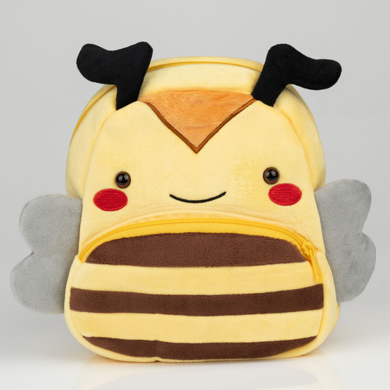 PLECAK SZKOLNY dla Dziewczynki Chłopca Przedszkolaka Bee PLUSZOWY