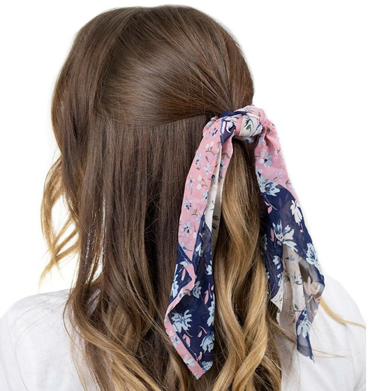 GUMKA do włosów APASZKA kwiaty FROTKA scrunchies