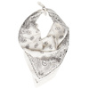 BANDAMKA BANDANA Alessio CHUSTKA CHUSTA biała DUŻA 67cmx67cm