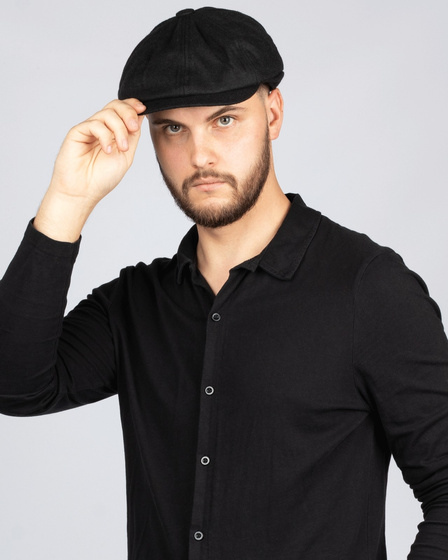 KASZKIET Męski Alessio Stylowy Elegancki NEWSBOY CAP Jesień Zima RETRO