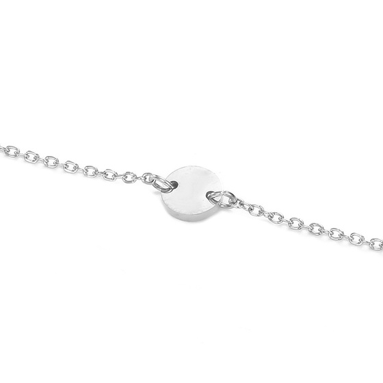 Bransoletka CELEBRYTKA kółko STAL SZLACHETNA