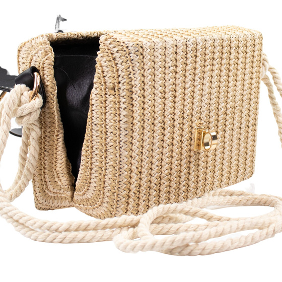 TOREBKA SŁOMIANA mała KOSZYK na ramię boho KUFEREK letnia SŁOMKOWA