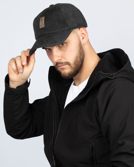 CZAPKA z DASZKIEM ZIMOWA DLA MĘŻCZYZNY NAUSZNIKI Jesień/Zima