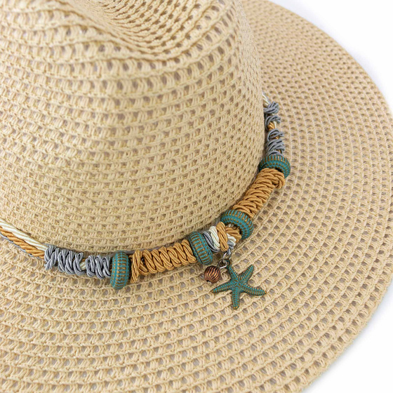 KAPELUSZ damski męski PANAMA fedora SŁOMKOWY lato ELEGANCKI