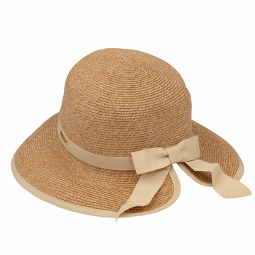 KAPELUSZ DAMSKI Alessio słomkowy boho lato plaża słomiany KOKARDA