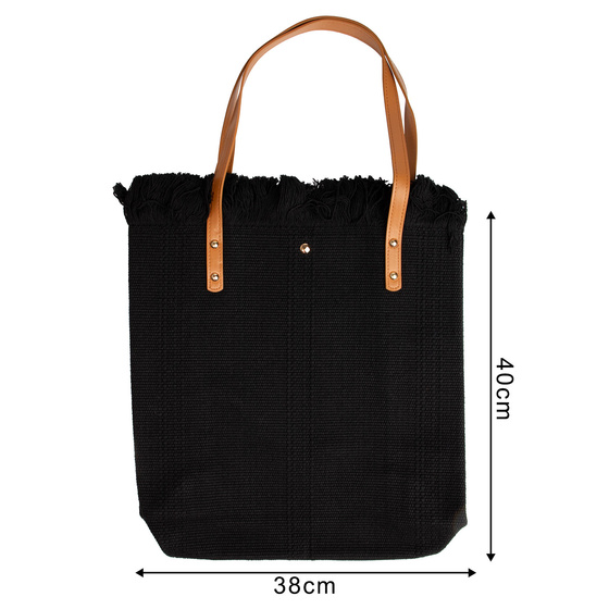 TOREBKA DAMSKA na ramię TORBA duża BOHO shopper pojemna PLAŻOWA